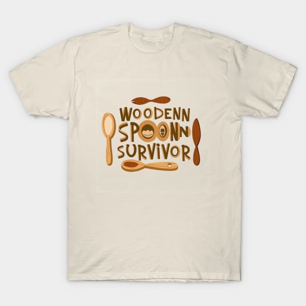 wooden spoon survivor T-Shirt by Aldrvnd